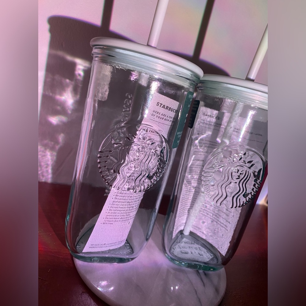 Starbucks 2023 Recycled Core Mint Glass Cold Cup Tumbler